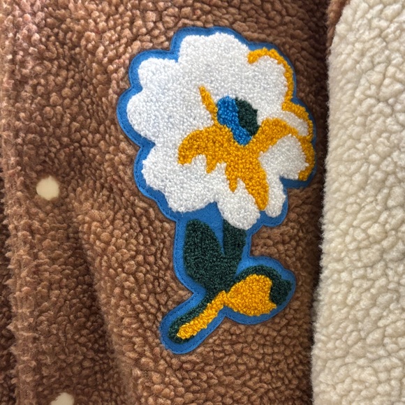 Urban Outfitters unisex Brown and Cream Varsity Jacket - Picture 2 of 6